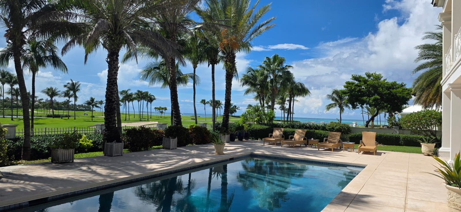 Ocean view from 32 ocean villa on Paradise Island, Bahamas